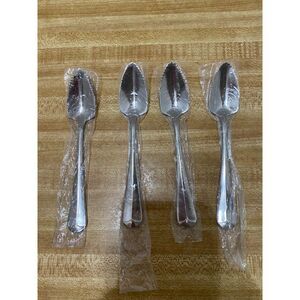 4 Enjoy Grapefruit SS Serrated Spoons New Still in plastic sleeves